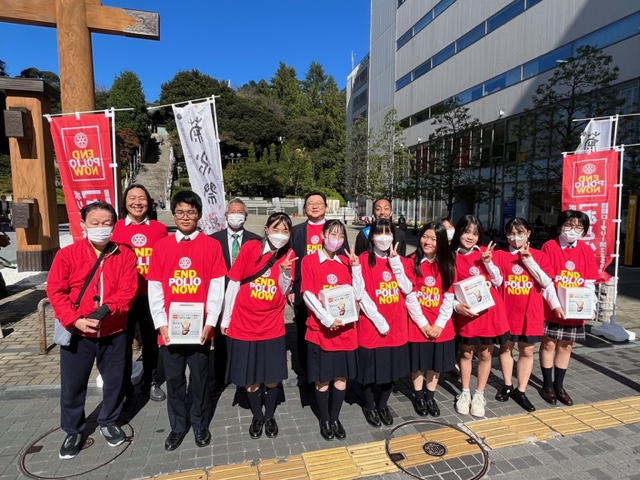 国際ロータリー第2550地区（栃木県）_第3グループ_ポリオ撲滅キャンペーン実施報告_宇都宮RC（バンバ広場）